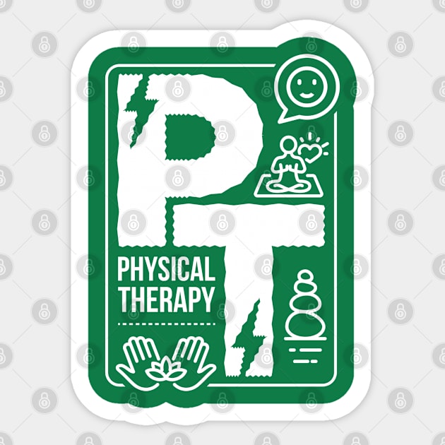 physical therapy assistant PT Funny Gift Sticker by ItuPagi